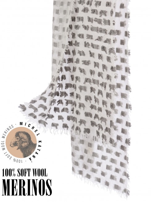 Палантин Унисекс CutT.W100_24DMW-11.1/GR